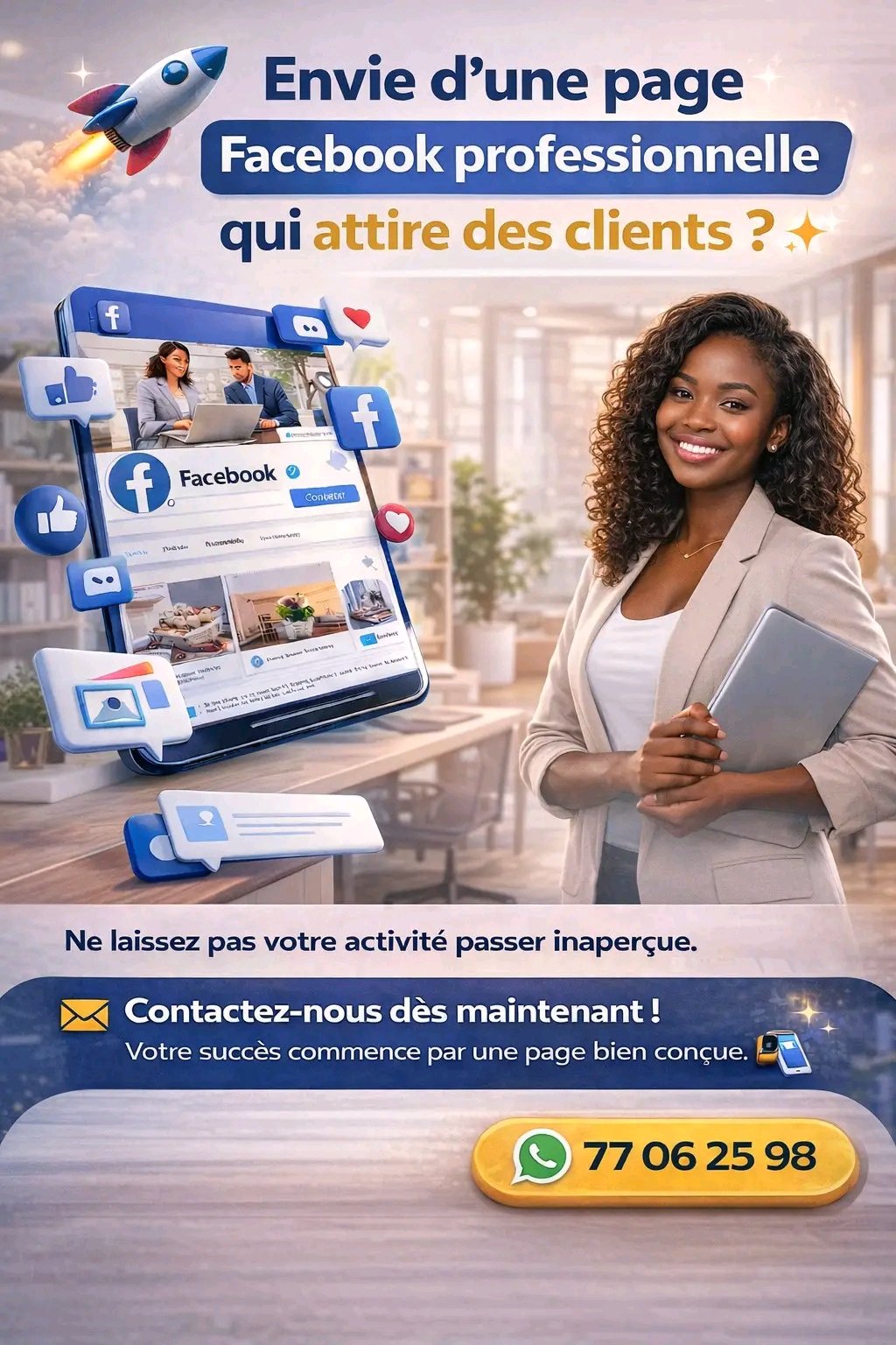 Création de Page Facebook Professionnelle